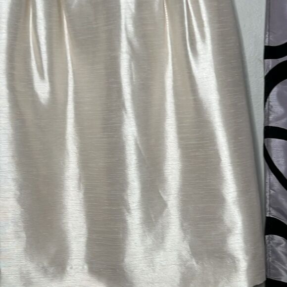 Tahari women's gold cream dress size 6 - Picture 6 of 16